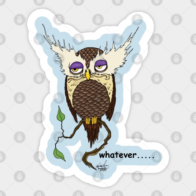 Whatever.... Sticker by tigressdragon